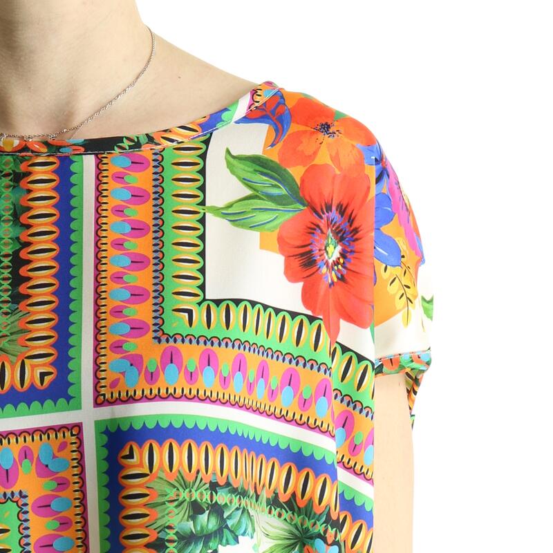 blusa multicolor